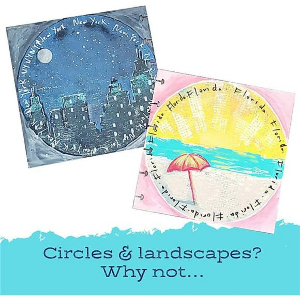 Gel Press Gel Printing Plate 6" Circle - Picture 3 of 7